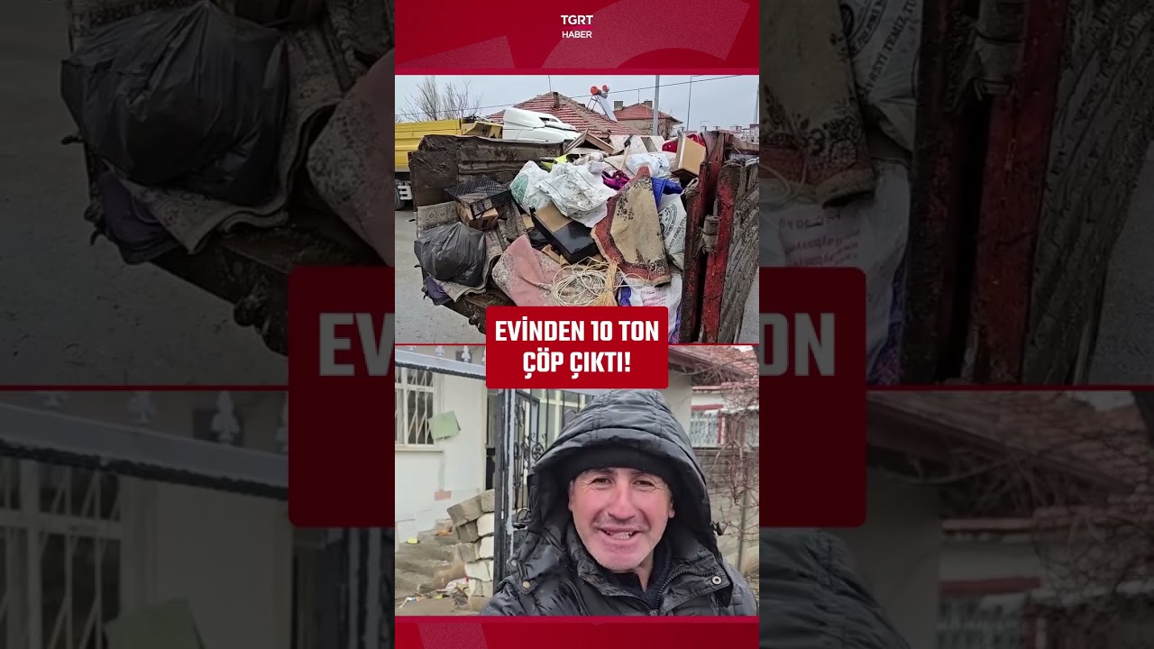 Evinden 10 Ton &Ccedil;&ouml;p &Ccedil;ıktı! #shorts