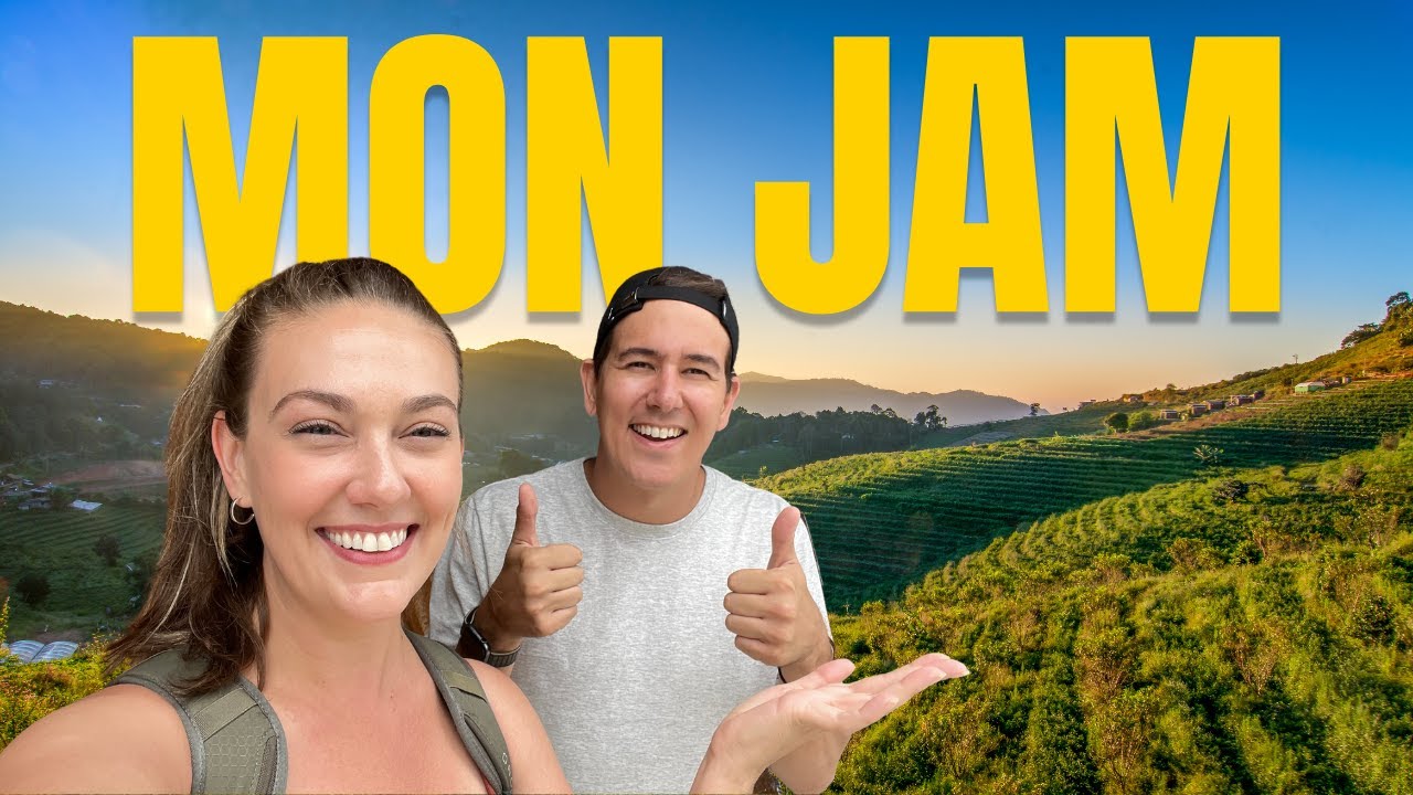 HIDDEN GEM in CHIANG MAI - MON JAM 🇹🇭 Glamping & Thai BBQ - Видеоблог о путешествиях по Таиланду