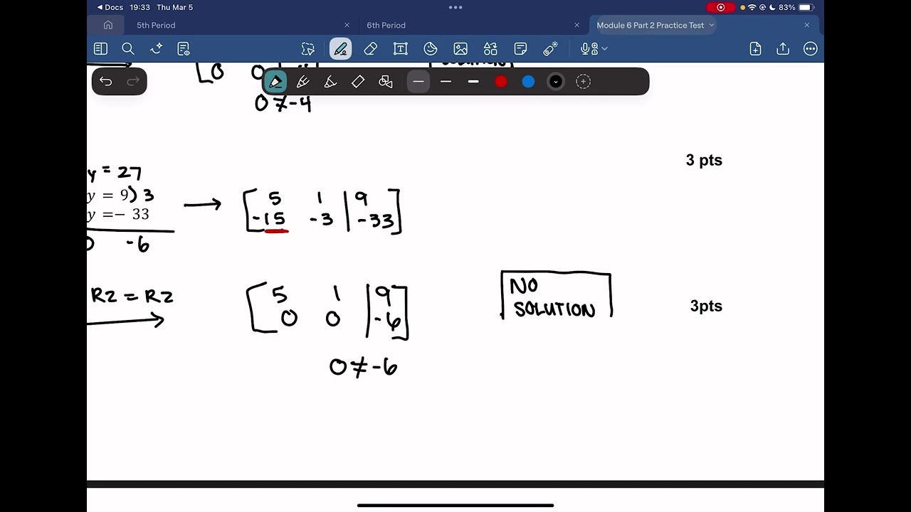 College Prep Math - Module 6 Part 2 Practice Test Review