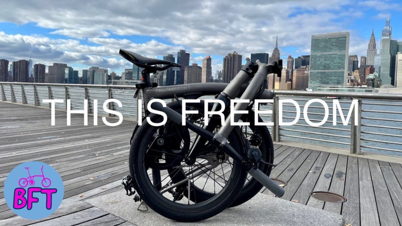 SATURDAY MORNING BIKE RIDE IN ASTORIA, NEW YORK w/ Brompton Folding Bike