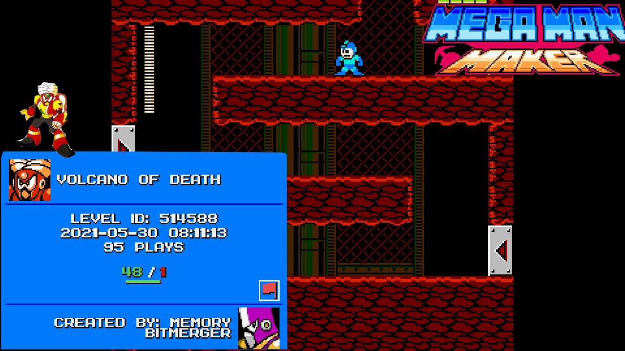 Mega Man Maker|Volcano Of Death
