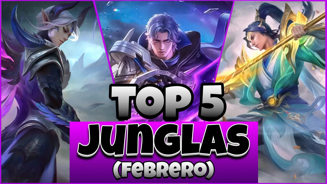 TOP 5 NUEVOS JUNGLAS EN EL META ACTUAL | Los Mejores Heroes Para el Rol de La Jungla