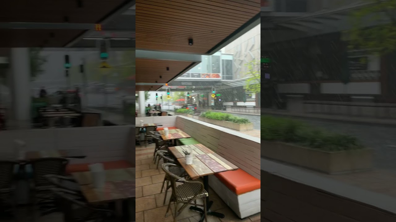 Wooaaahhh #Hailstorm #Heavy 🌧Rain #Penrith Westfield. #Penrith vs Sydney.