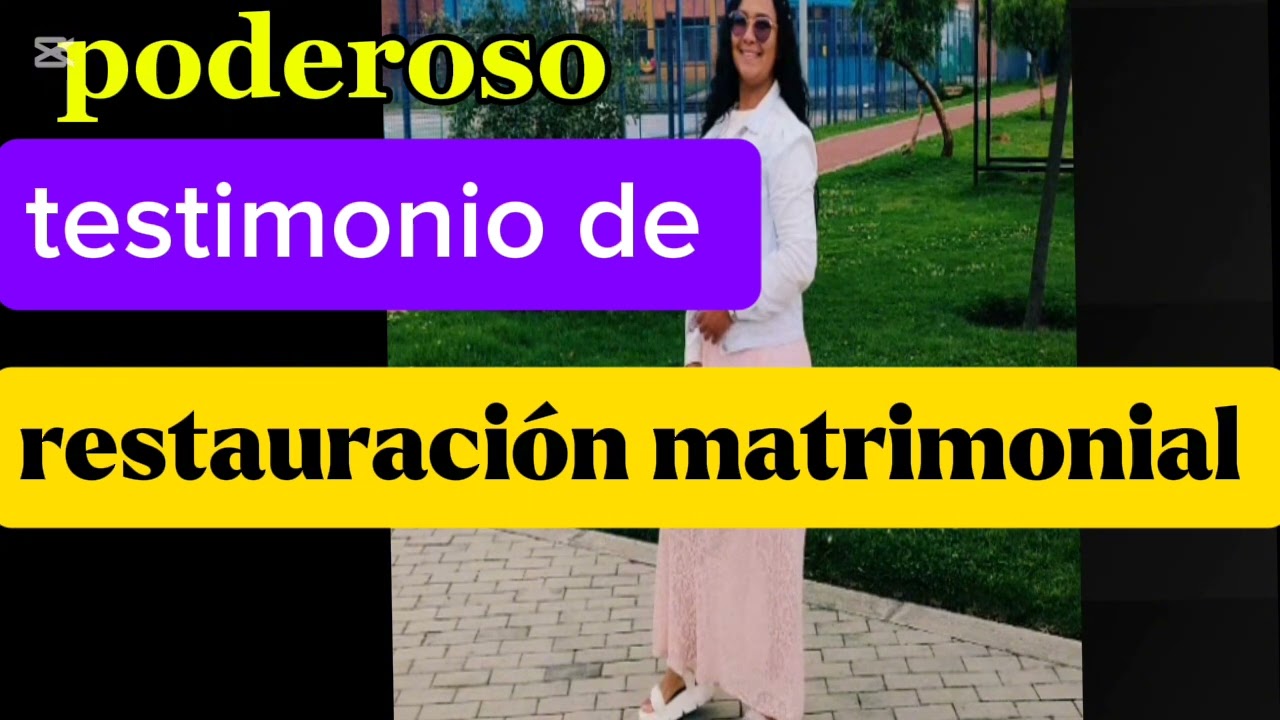Testimonio de restauración matrimonial #youtube #familia #matrimonio