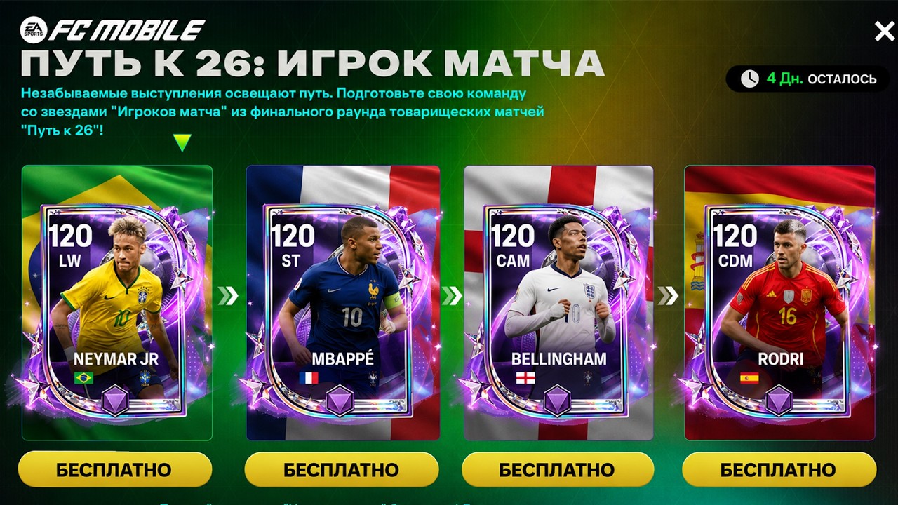 What OVR can you reach in 7 DAYS using ONLY daily WORLD CUP GIFTS?