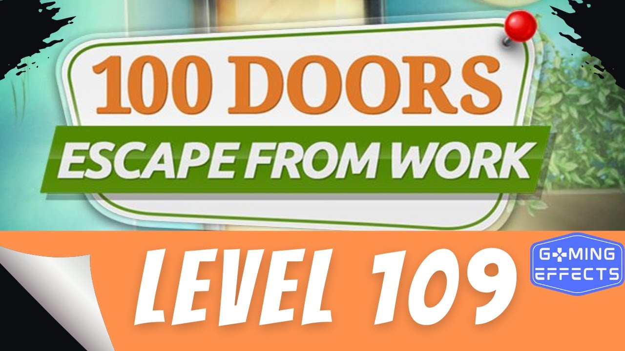 100 Doors Escape From Work Level 109