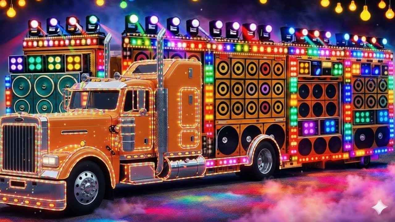 Mini Dj Truck Setup Loading at-home by Cardboard Making Dj truck and light | MiniDj Setup |dj wala