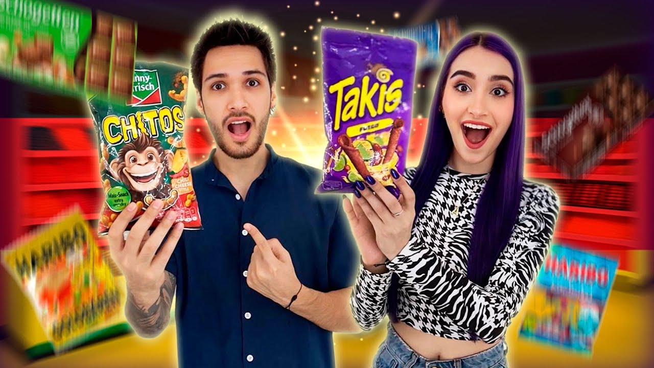 ¡PROBANDO LOS DULCES MAS VIRALES DE ALEMANIA!🍭🍫😱