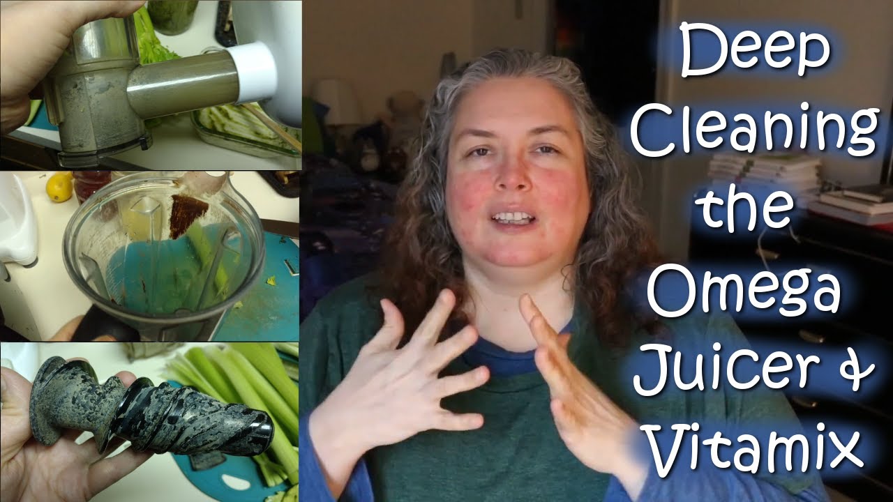 Deep Cleaning My Omega Juicer and Vitamix