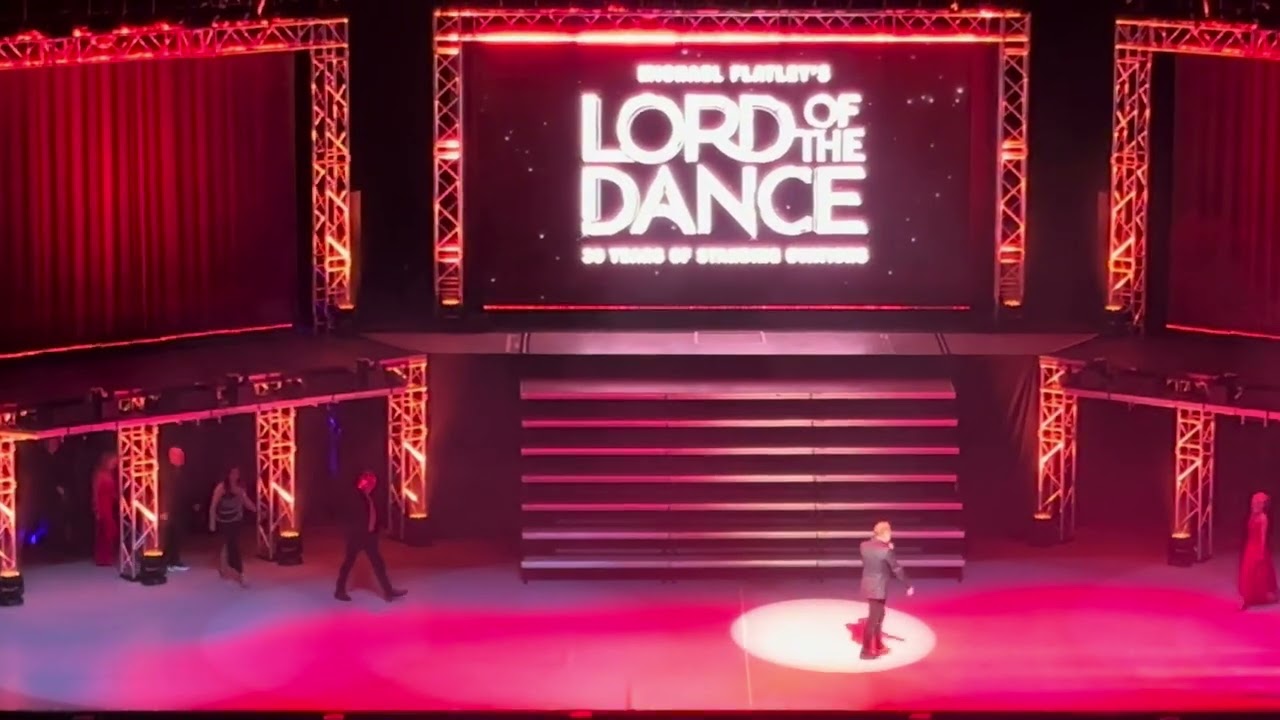 Micheal Flately at Lord of the Dance Dublin, 30 years celebration 