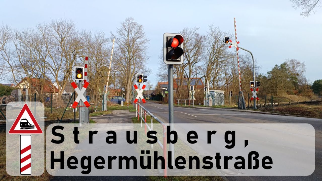Bahnübergang: Strausberg, Hegermühlenstraße