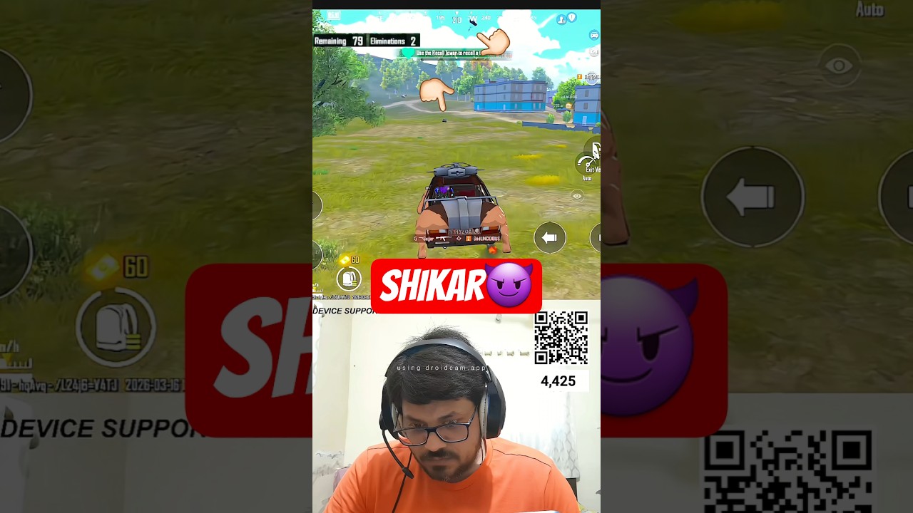 Epic Car Chase in BGMI 🔥😱#pubgmobile #bgmi #shorts #gauravslive