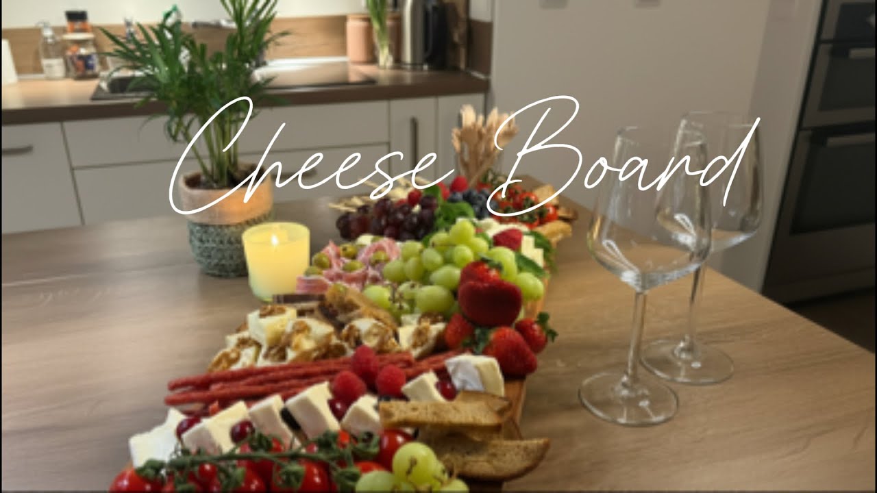 How to Make a Simple Cheese Board at Home 🧀 🧀 