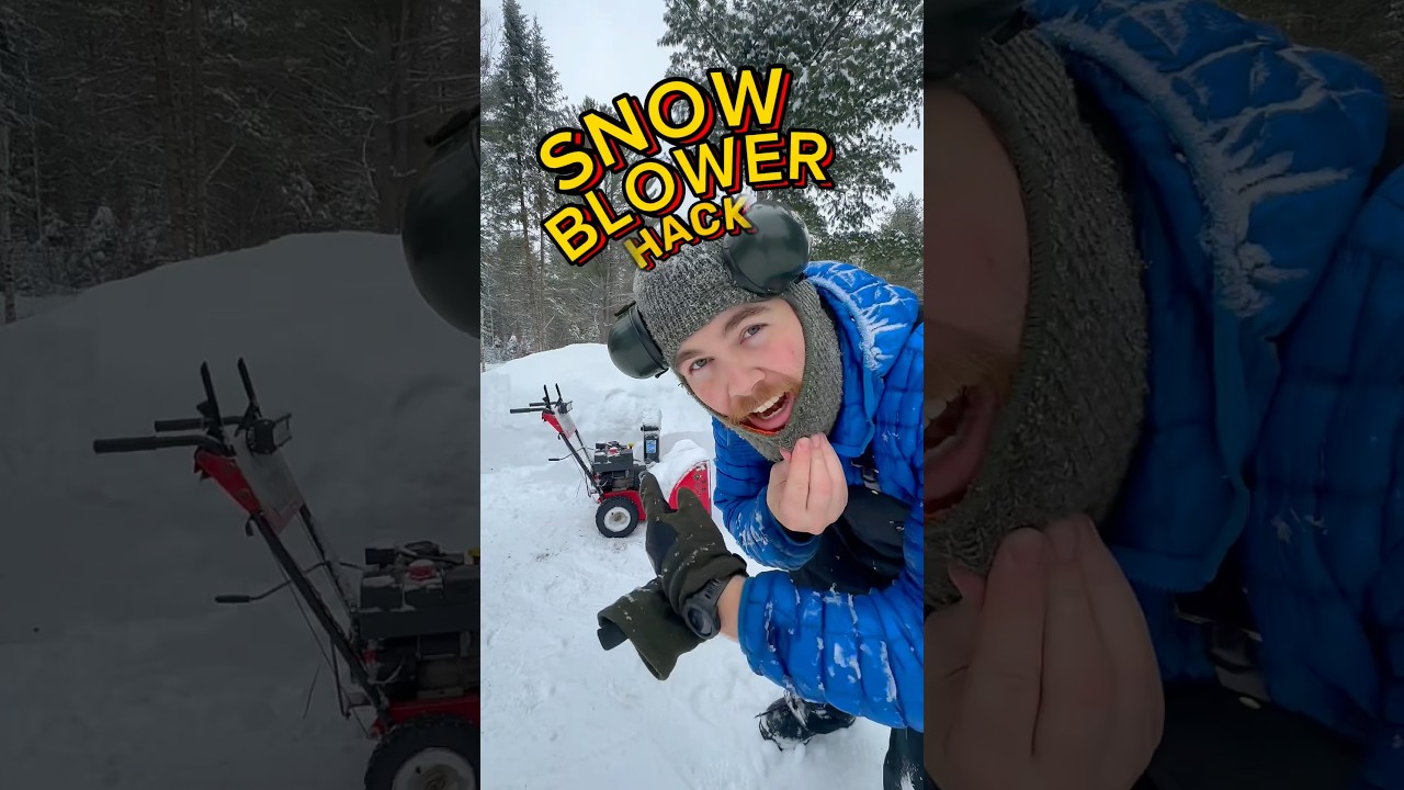 Simple and effective snowblower trick 👌🏻