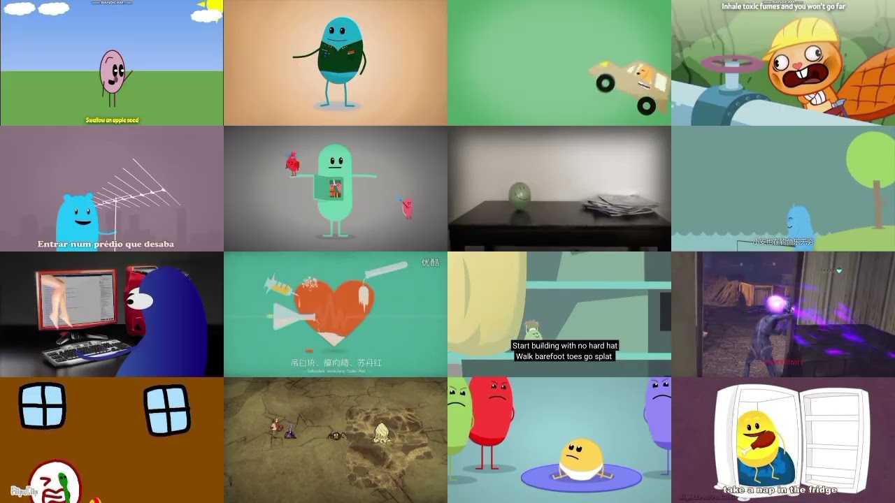 Dumb Ways to Die 16 Parison 2 (Happy New Year 2025)