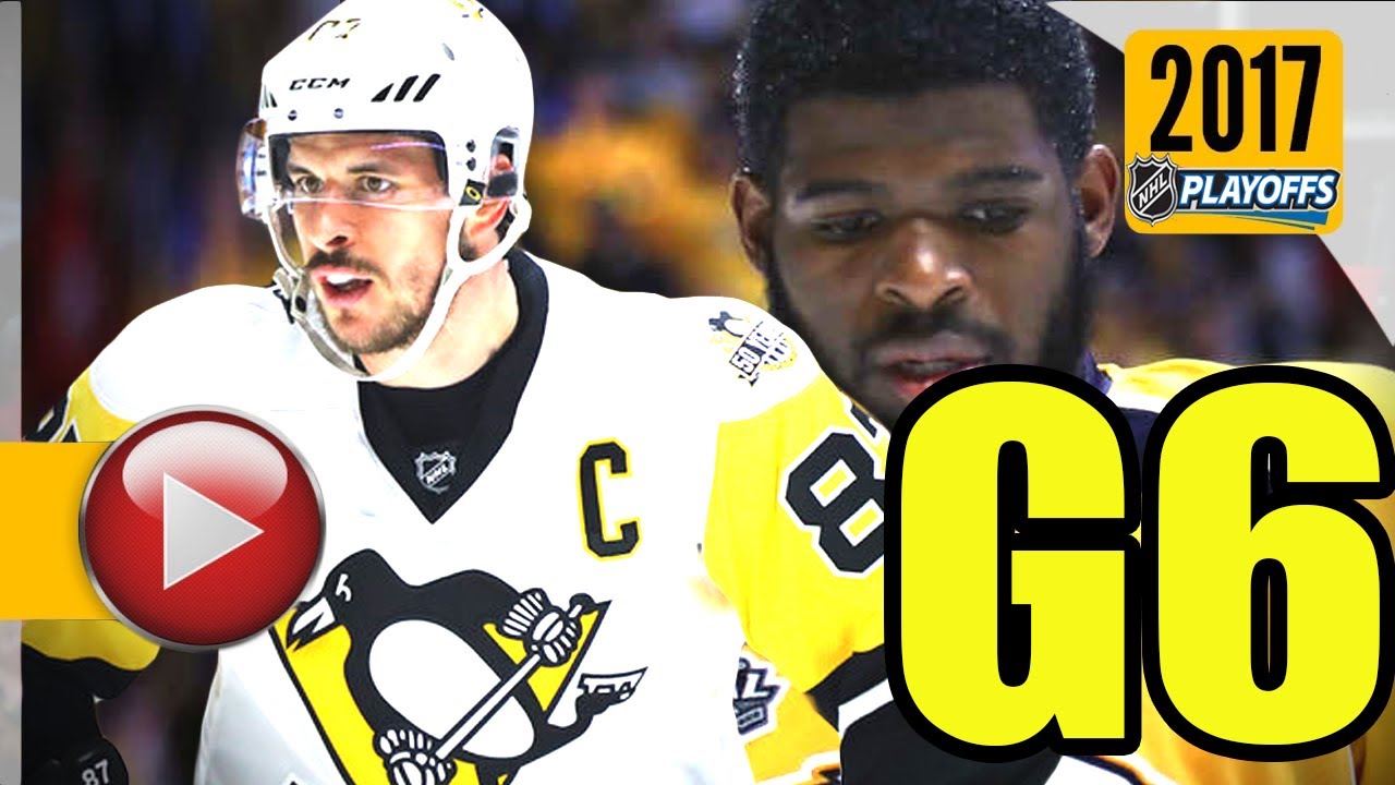 Pittsburgh Penguins vs Nashville Predators. 2017 NHL Playoffs. Stanley Cup Final. Game 6. (HD)