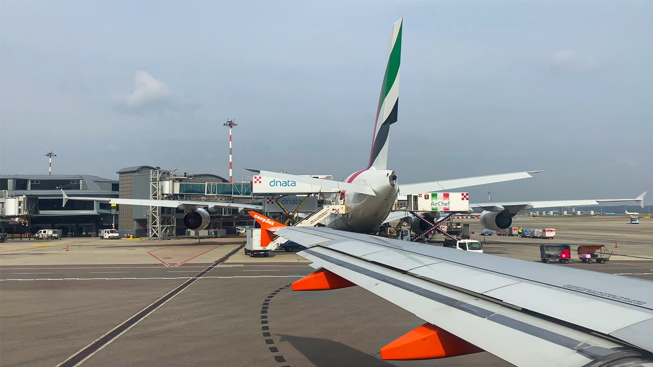 Decollo da Milano Malpensa LIMC MXP - Easyjet U2 Airbus A319 - Takeoff from Milano Malpensa