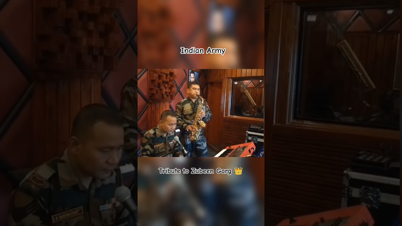 Indian Army Tribute to Zubeen Garg #zubeengarg #love #music #assam #assamese #assameseculture #sad