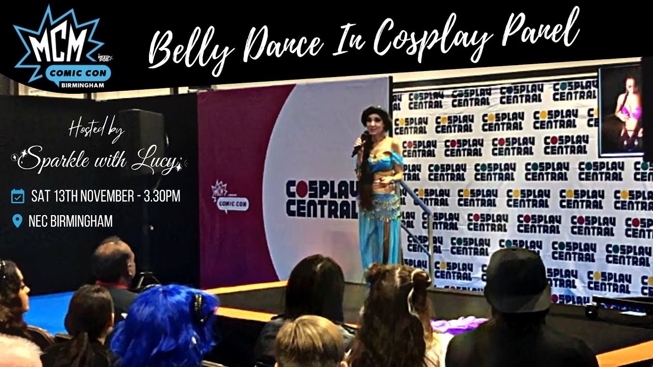 Belly Dance in Cosplay Panel Hosted By Princess Jasmine at MCM Birmingham Comic Con 🧞‍♂️💃🏼