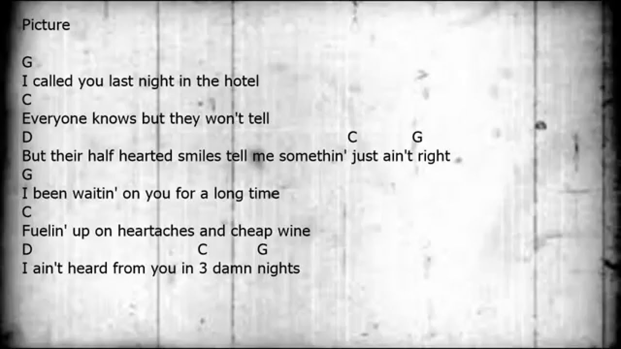 Picture - Guitar/Chords/Lyrics