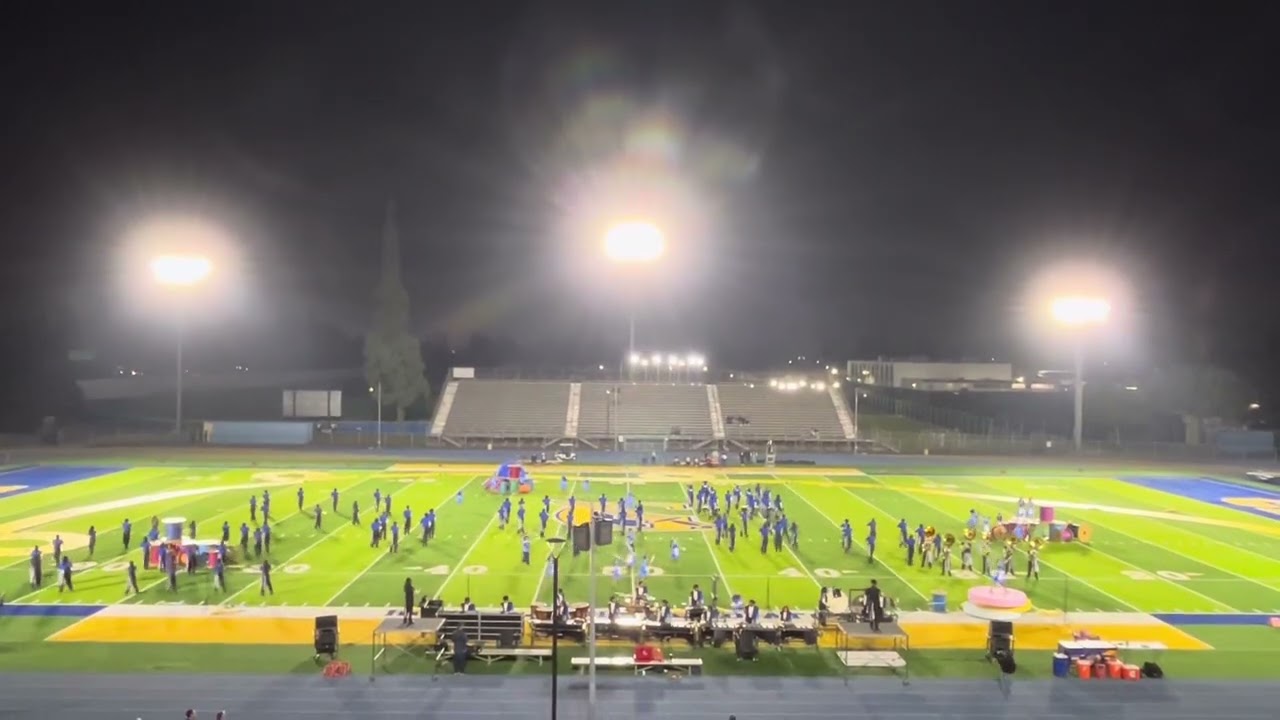 GAHR High School Marching Band Gladiators and Color Guard And Sew It Goes 10/24/2025 Field Show
