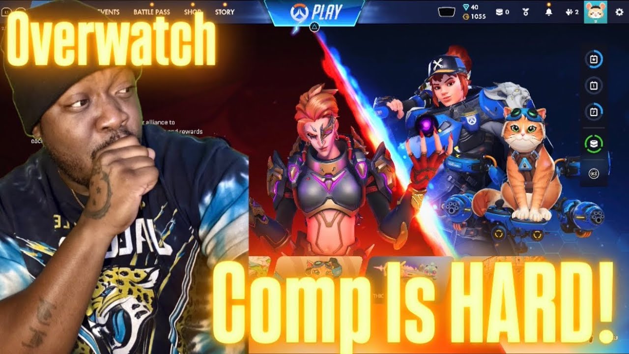 I CRASHED OUT Playing Ranked! (Overwatch)