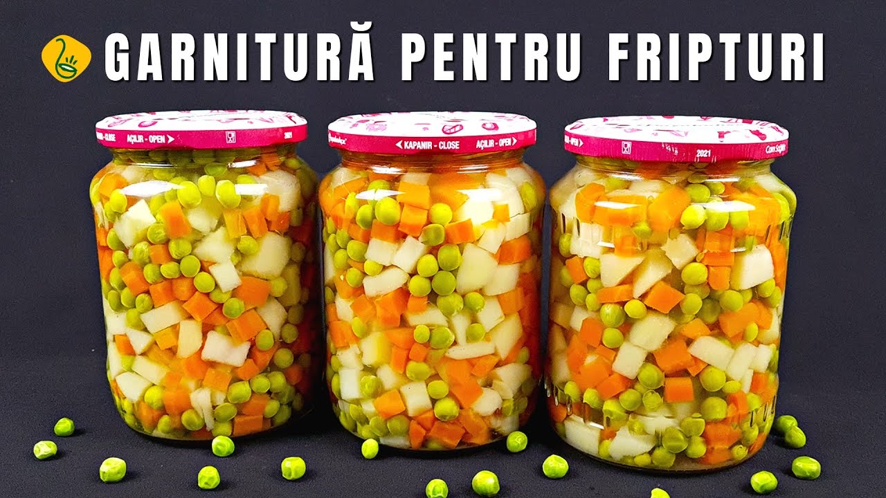 Masa este gata in 10 minute cu aceasta garnitura pentru friptura la borcan