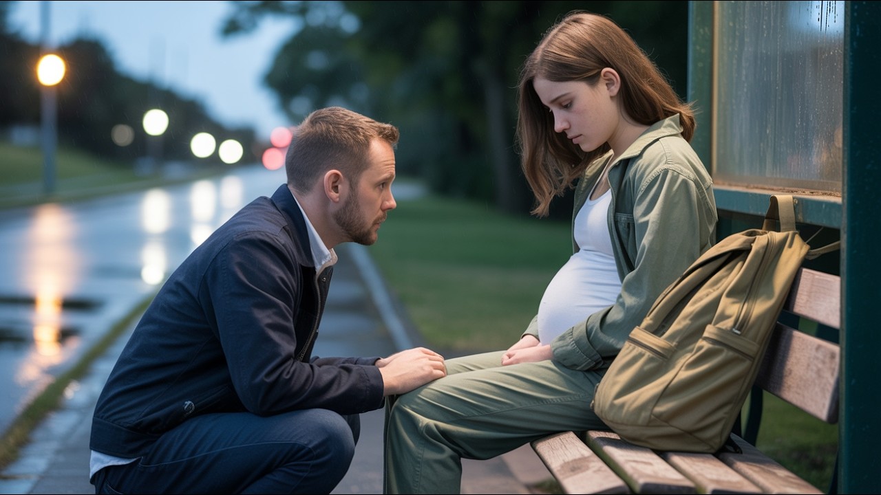 Single Dad Saw a Pregnant Teenager at the Bus Stop and Said 'Come With Me' — Then Took Her Home