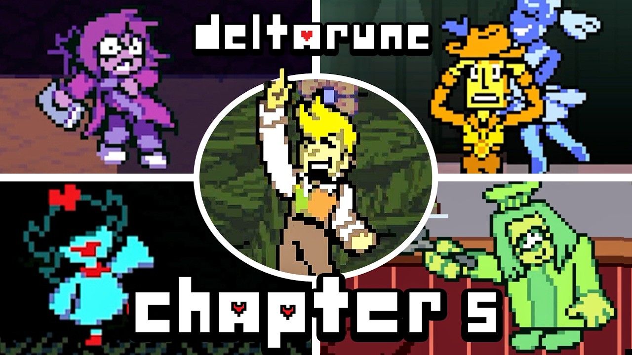 Deltarune Chapter 5 - All Boss Fight (HD)