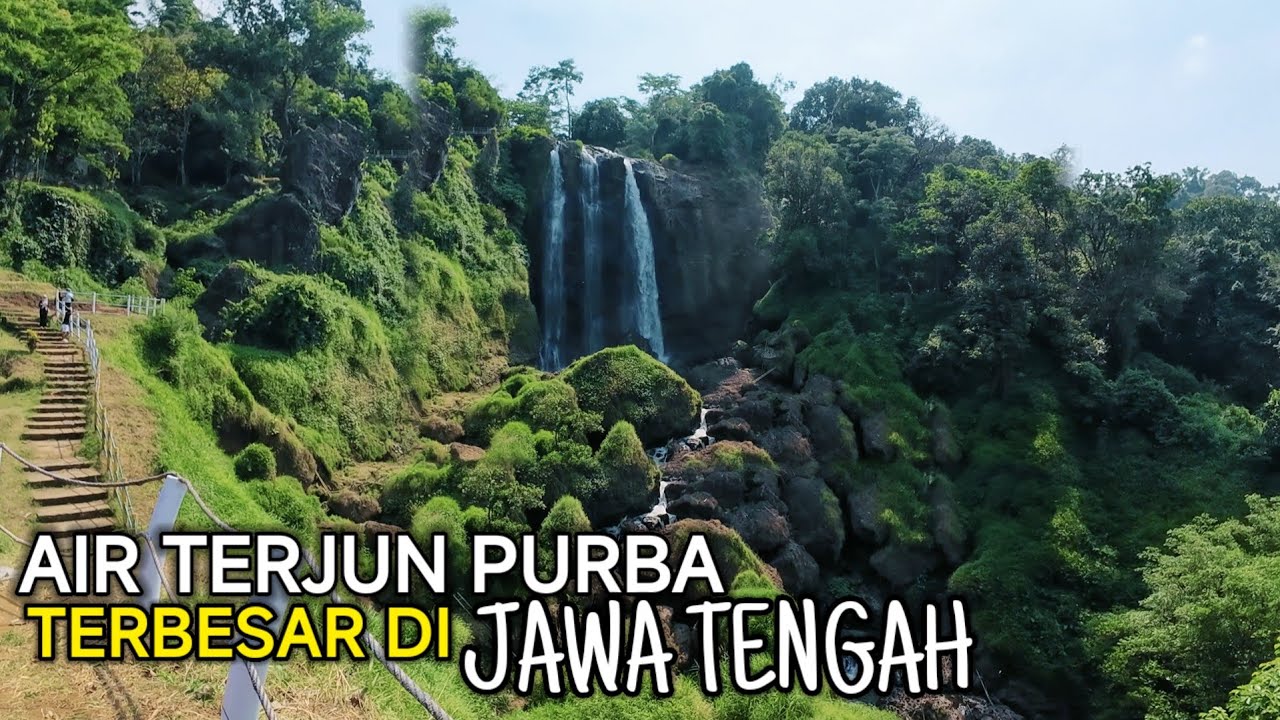 INDAH TAPI..!? AIR TERJUN PURBA TERBESAR DI JAWA TENGAH