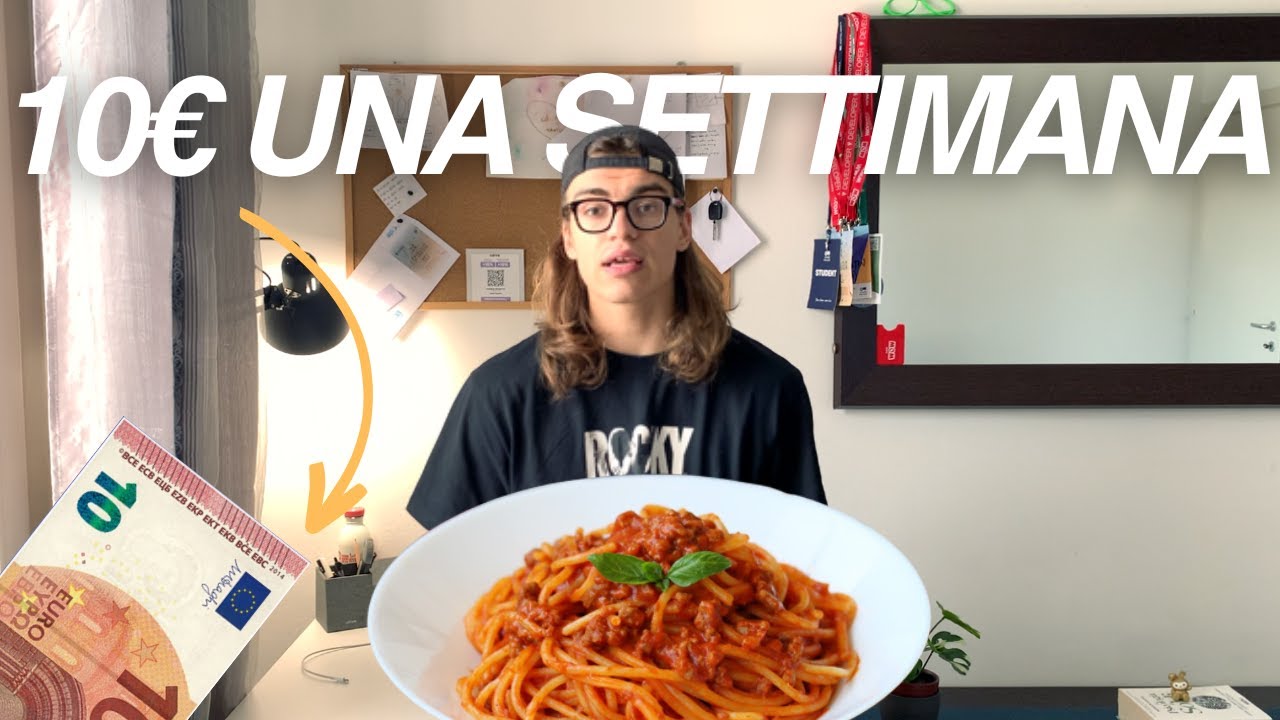 CUCINARE con 10 EURO per una SETTIMANA