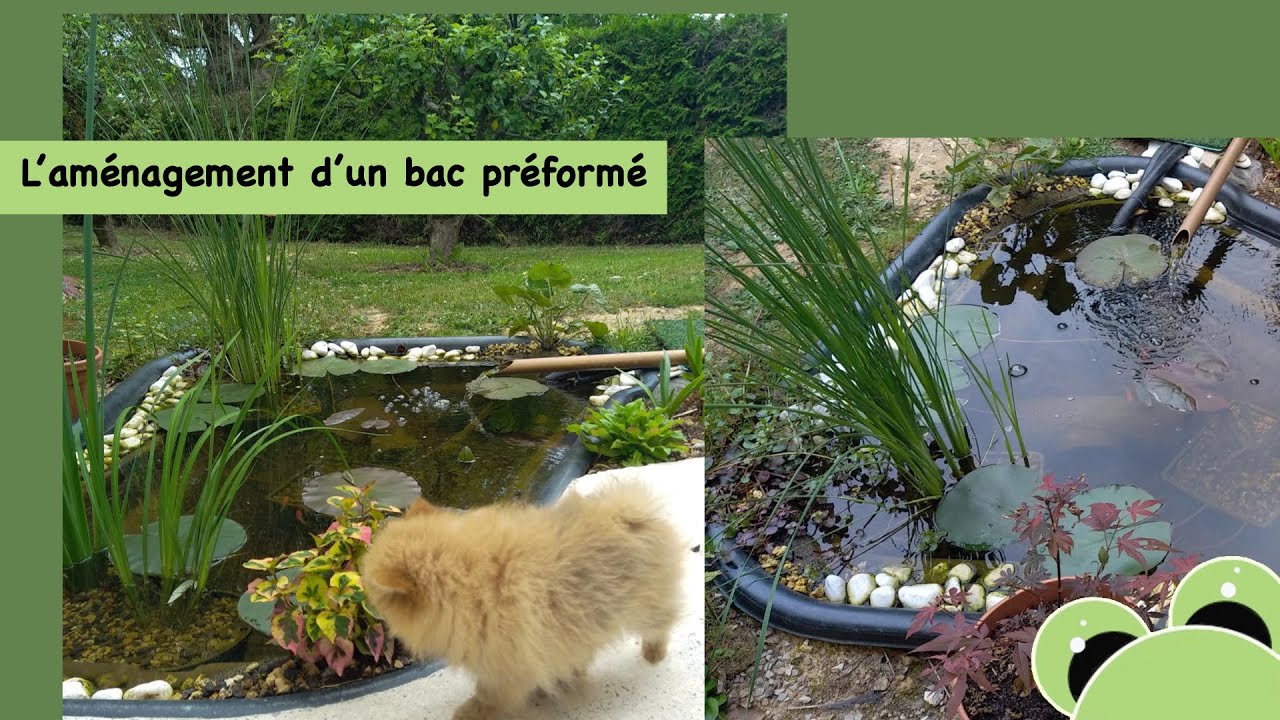 L'aménagement d'un bassin ou bac préformé