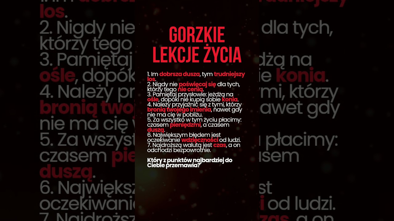 💡 7 zasad, które musisz zapamiętać #cytaty #motywacja #głębokiecytaty