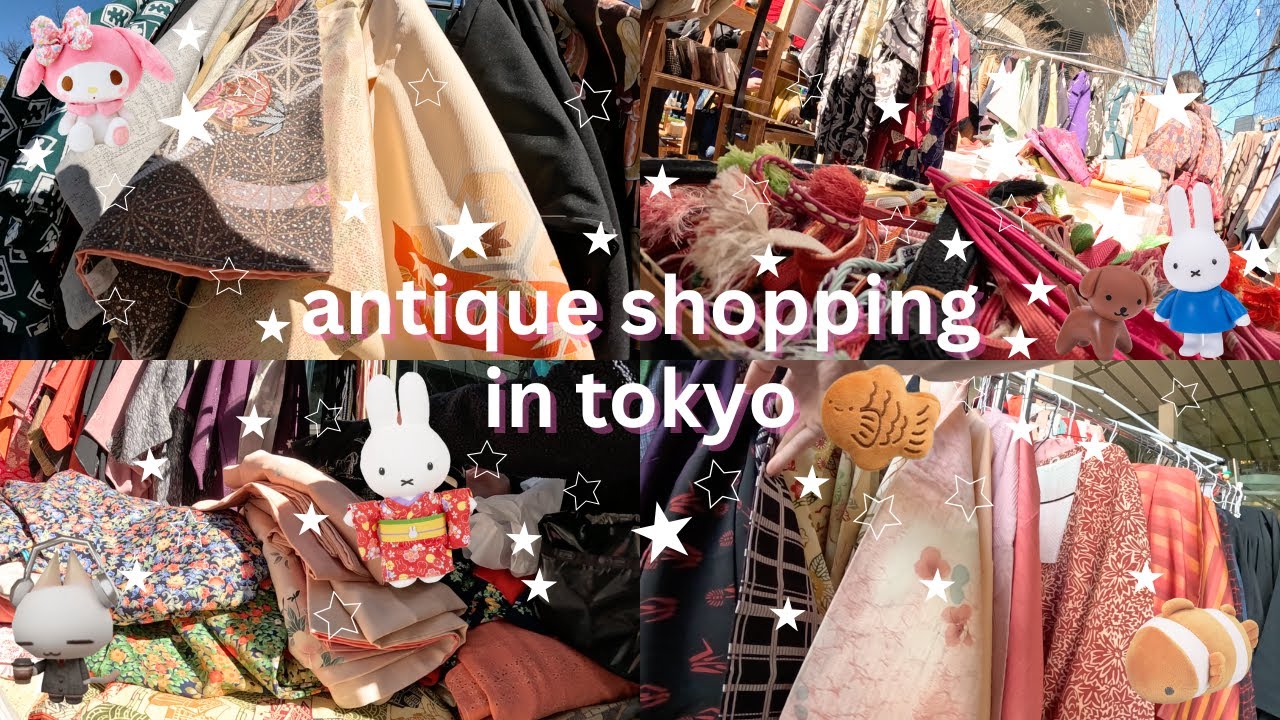 antique shopping in tokyo: oedo antique market, flea markets, shimokitazawa thrifting | japan ep11