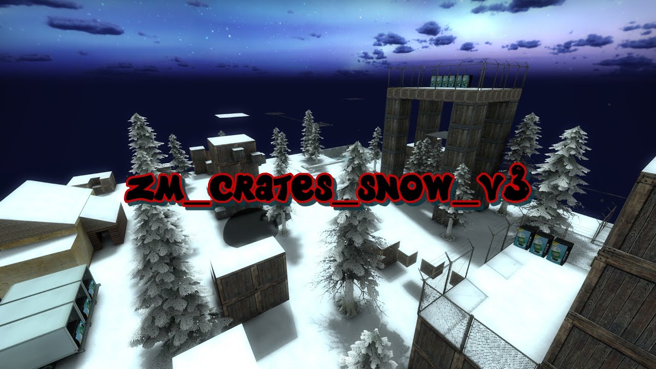 CS:GO - zm_crates_snow_v3  Secrets