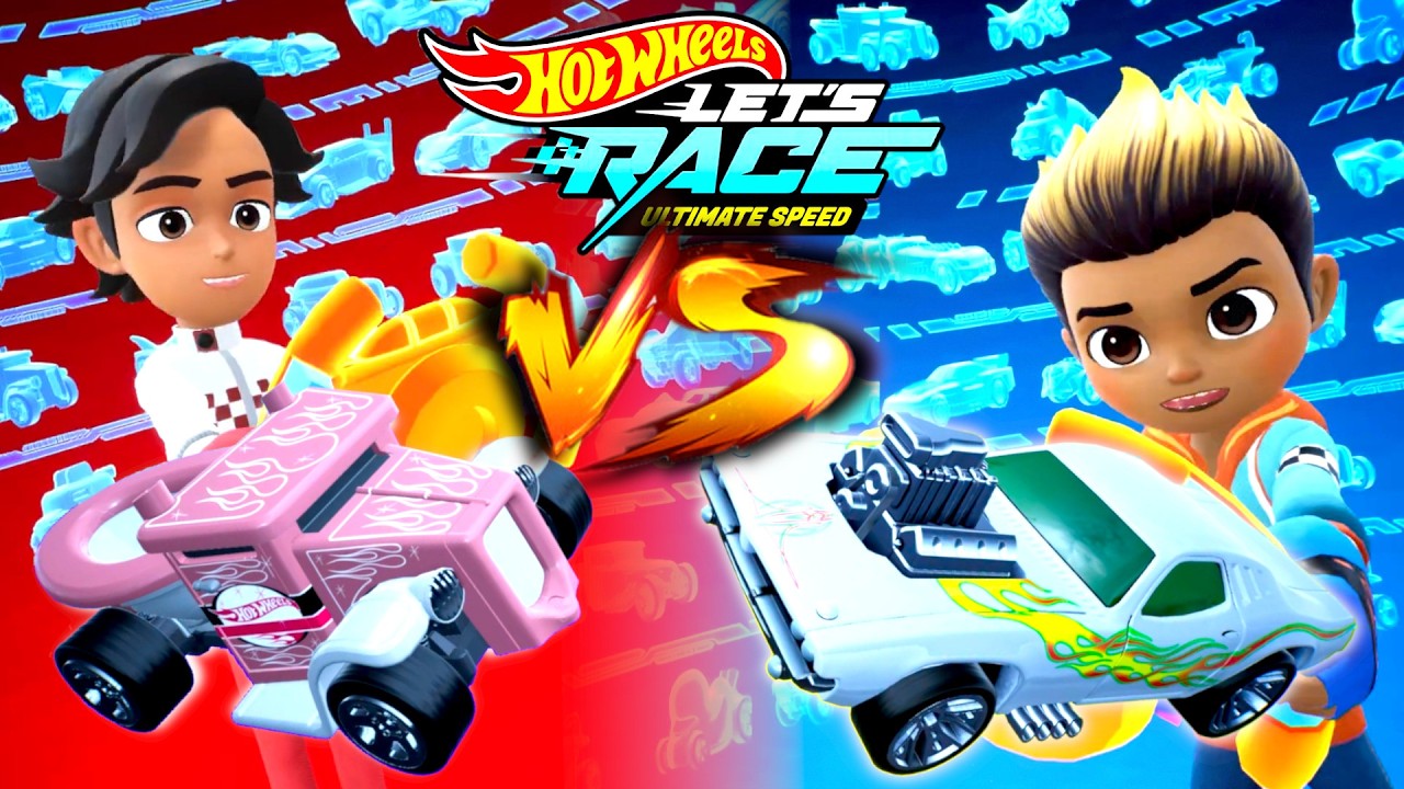 Hot Wheels Let´s Race Ultimate Speed – Axle with Gotta Go VS Coop with Rodger Dodger
