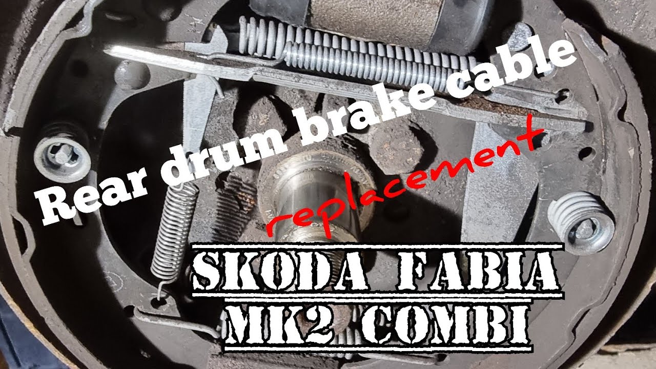 Drum brake cable replacement - Skoda Fabia MK2 Combi