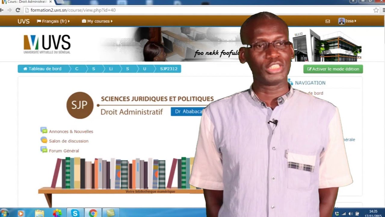 Pr Ababacar Gueye droit administratif