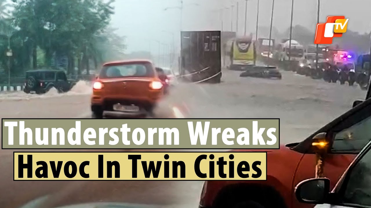 Thunderstorm Brings Bhubaneswar & Cuttack To Their Knees | Odisha Weather | Rainfall Warning | OTV