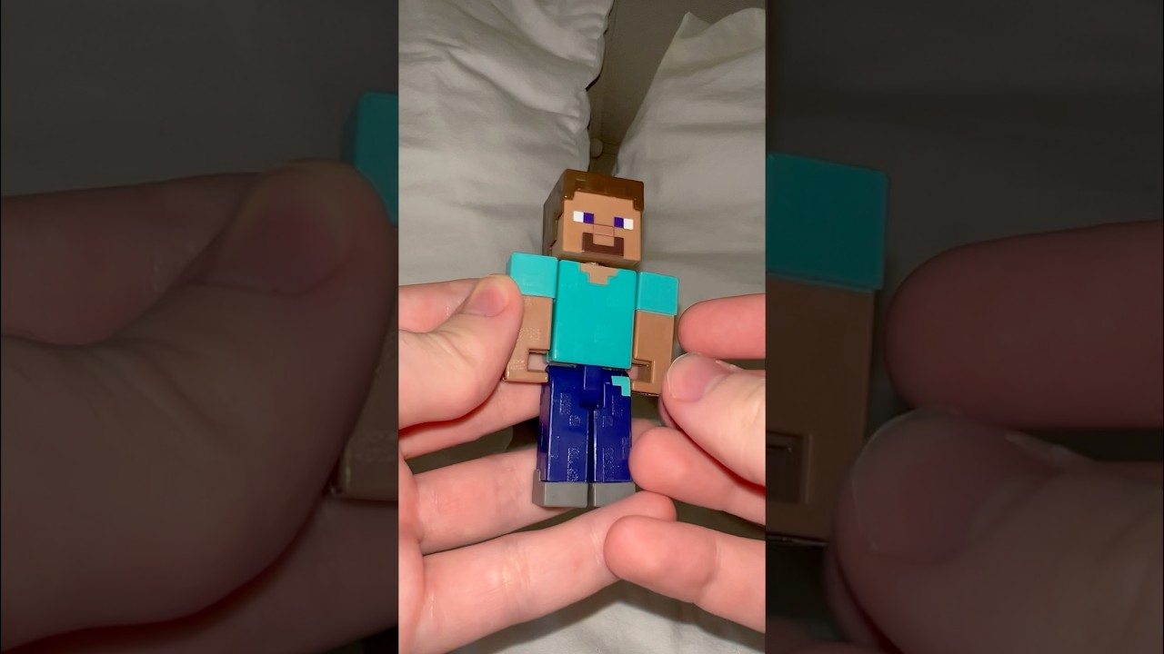 Minecraft Steve Figure Unboxing Mattel #minecraft #minecraftmovie #unboxing #yt #shorts #short