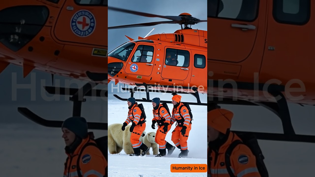 Polar bear Storm  A Rescue Mission #animallover  #wildlife  #animals  #bear #nature #polarbearrescue