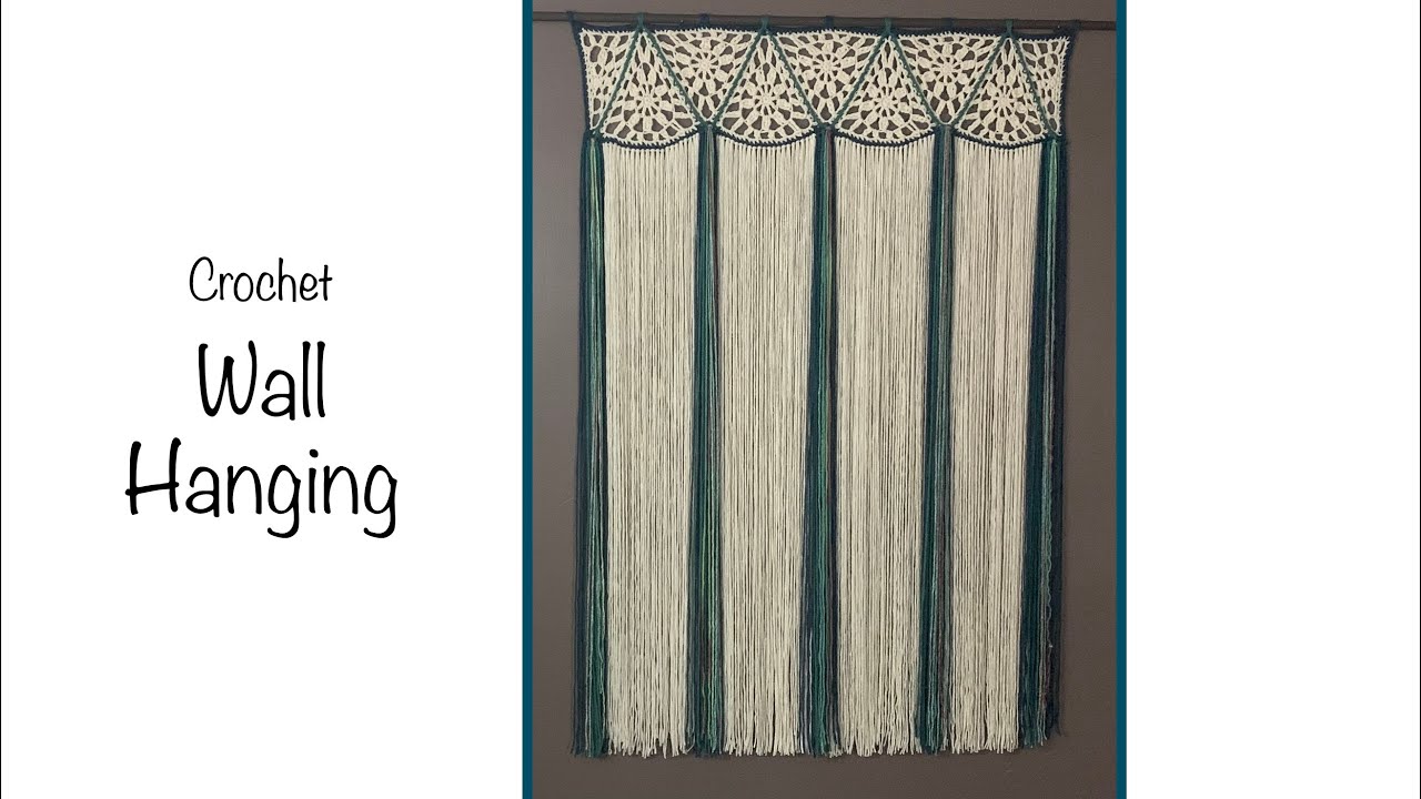 Crochet Wall hanging | Crochet Home Decor | Boho Crochet