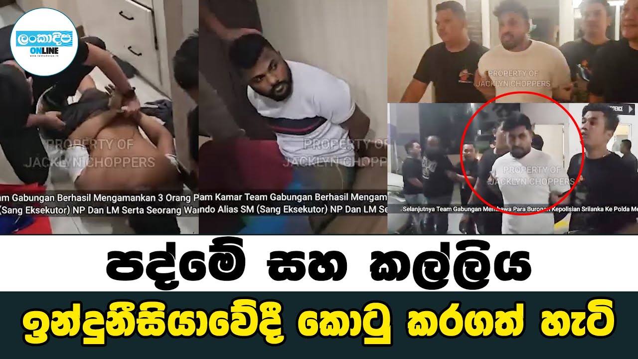 පද්මේ සහ කල්ලිය ඉන්දුනීසියාවේදී කොටු කරගත් හැටි