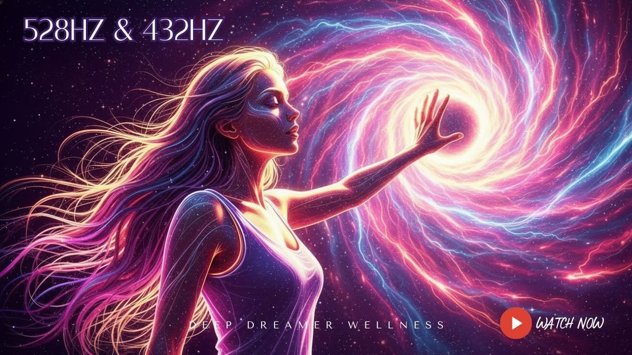528Hz & 432Hz | I AM EMPOWERED | 8 Hours of Music to Manifest Confidence & Success While You Sleep