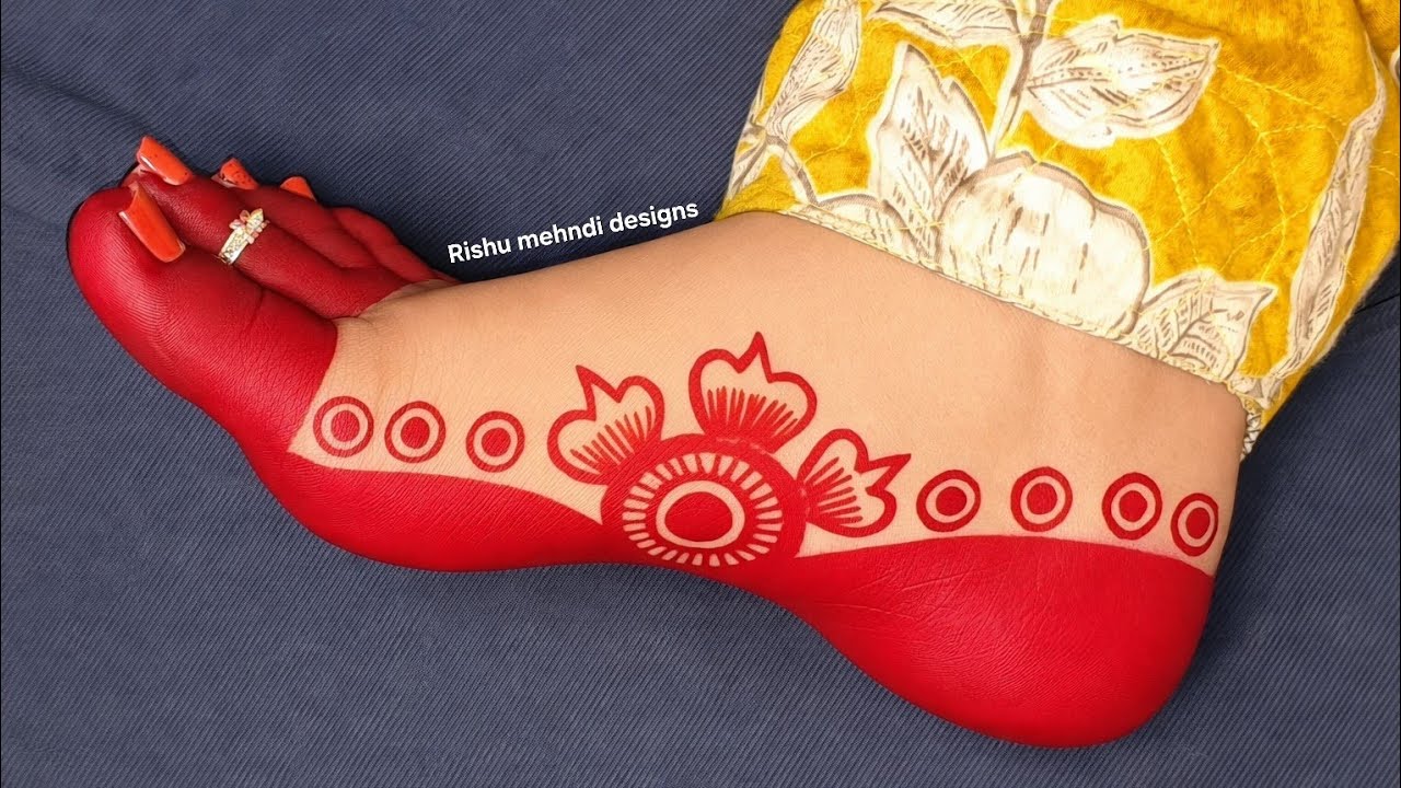 Mahawar ka easy and beautiful  designs || feet beauty with alta || trending alta designs 