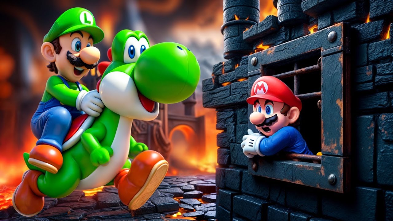 Mario Trapped in Bowser's Castle, What Should Luigi Do?
