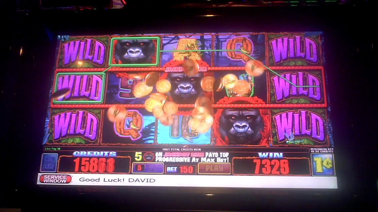 Gorilla Slot Machine Line Hit