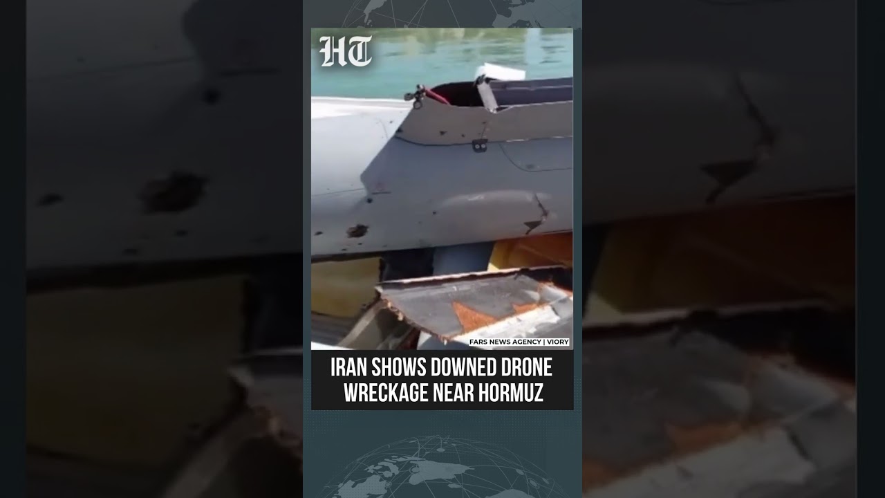 Iran Releases Video Said To Show US drone Shot Down Over Strait Of  Hormuz | US Iran War #shorts