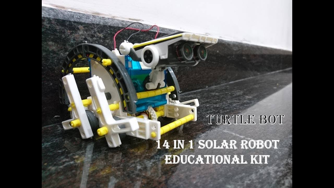 14 in 1 Solar Robot Educational Kit /Turtle-Bot