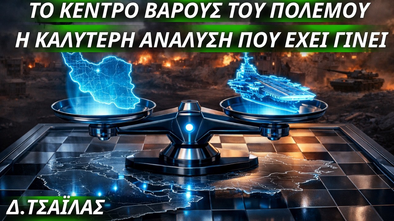 Δημήτριος Τσαϊλάς: Ποιο είναι το κέντρο βάρους του πολέμου στο Ιράν-Πως θα λήξει-Η καλύτερη ανάλυση